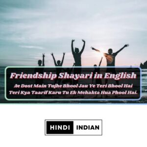 Read more about the article Dosti Shayari English