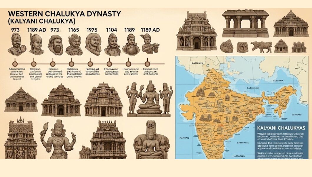 Read more about the article पश्चिमी चालुक्य वंश (कल्याणी चालुक्य) – विस्तृत इतिहास