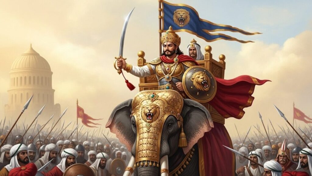 काकुष्ठ_और_अरब_आक्रमण