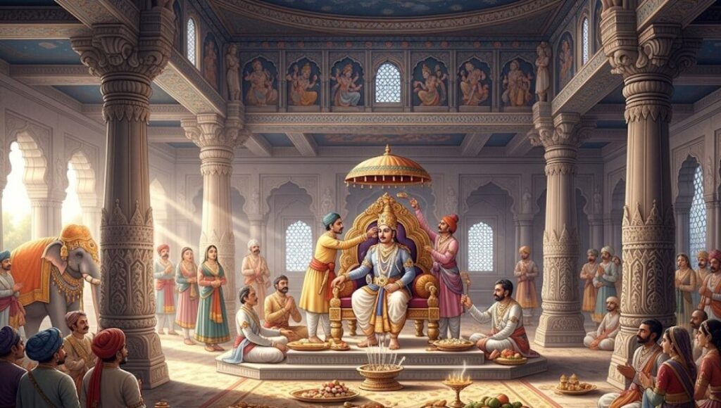 मिहिर_भोज_का_सिंहासनारोहण