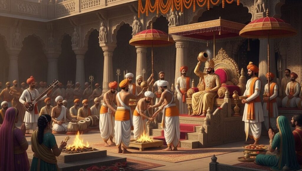 राज्याभिषेक_और_प्रारंभिक_शासन