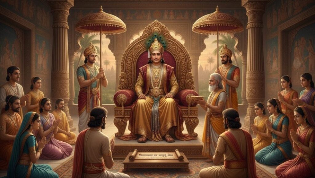 सिंहासन_पर_आरूढ़_होना