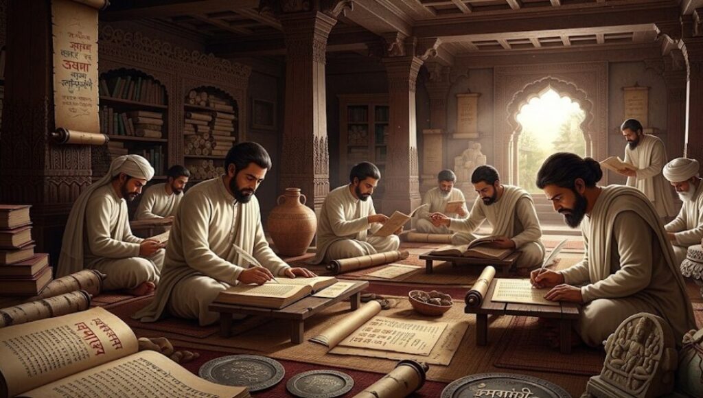 स्रोत, अभिलेख_और_अध्ययन — ऐतिहासिक_प्रमाणों_की_सराहना