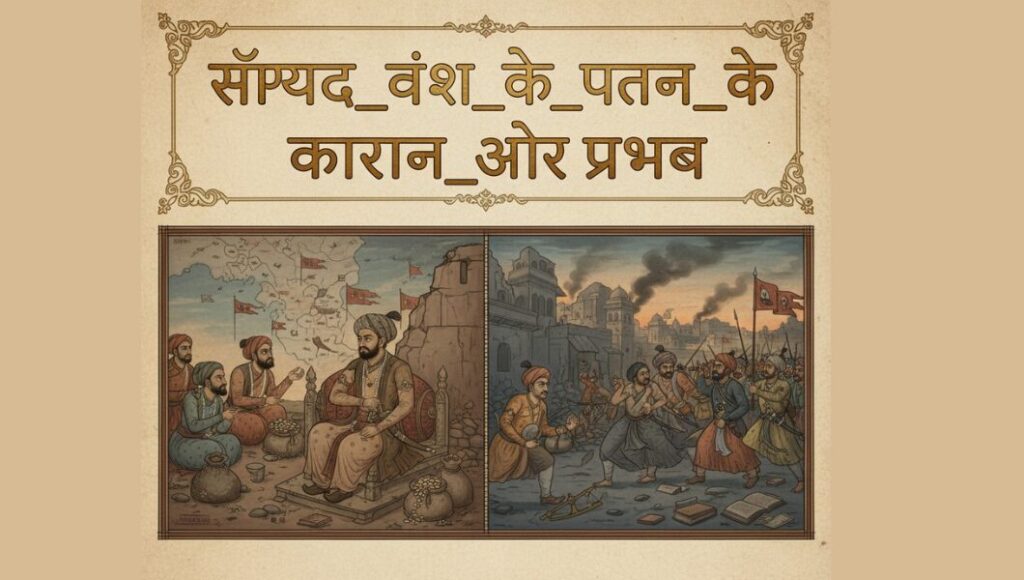 सैय्यद_वंश_के_पतन_के_कारण_और_प्रभाव