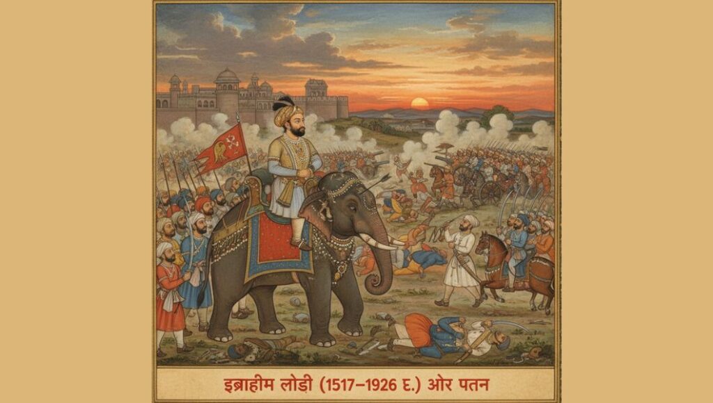 इब्राहीम_लोदी (1517–1526 ई.) और_पतन