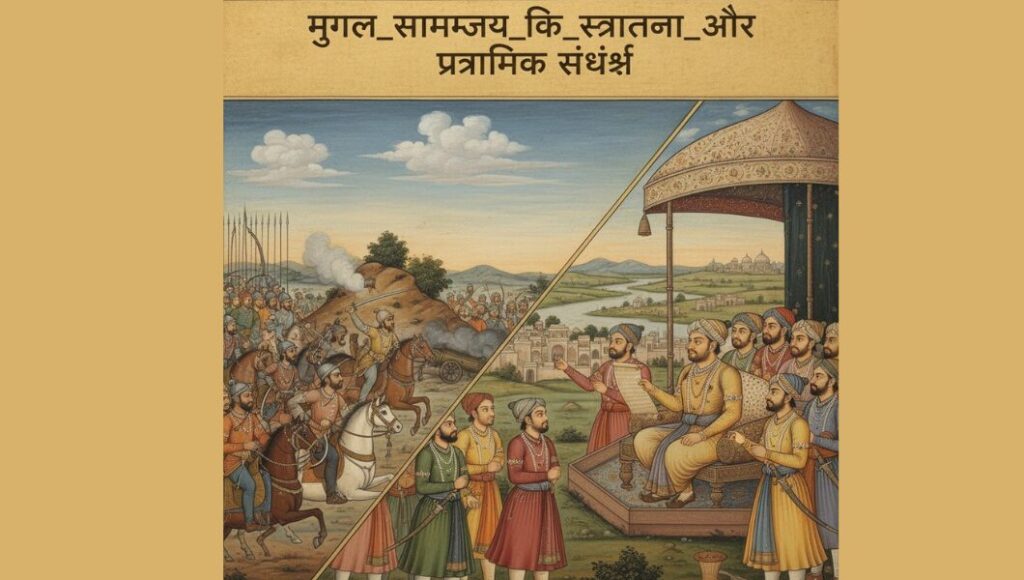 मुगल_साम्राज्य_की_स्थापना_और_प्रारंभिक_संघर्ष