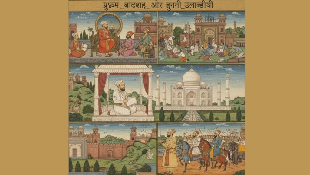 प्रमुख_बादशाह_और_उनकी_उपलब्धियाँ