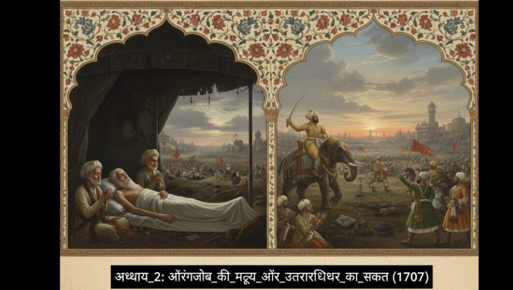 अध्याय_2: औरंगज़ेब_की_मृत्यु_और_उत्तराधिकार_का_संकट (1707)