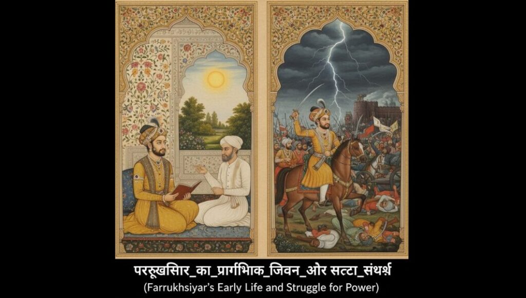 फर्रुखसियर_का_प्रारंभिक_जीवन_और_सत्ता_संघर्ष